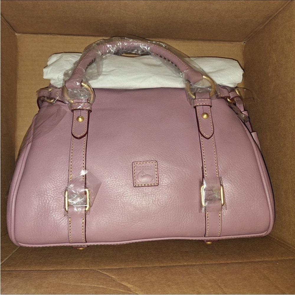 Pink Leather Handbag